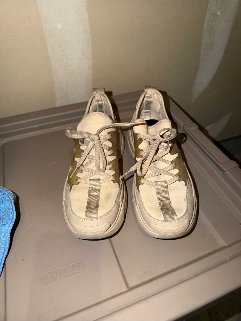 Zara Beige Women's Sneakers